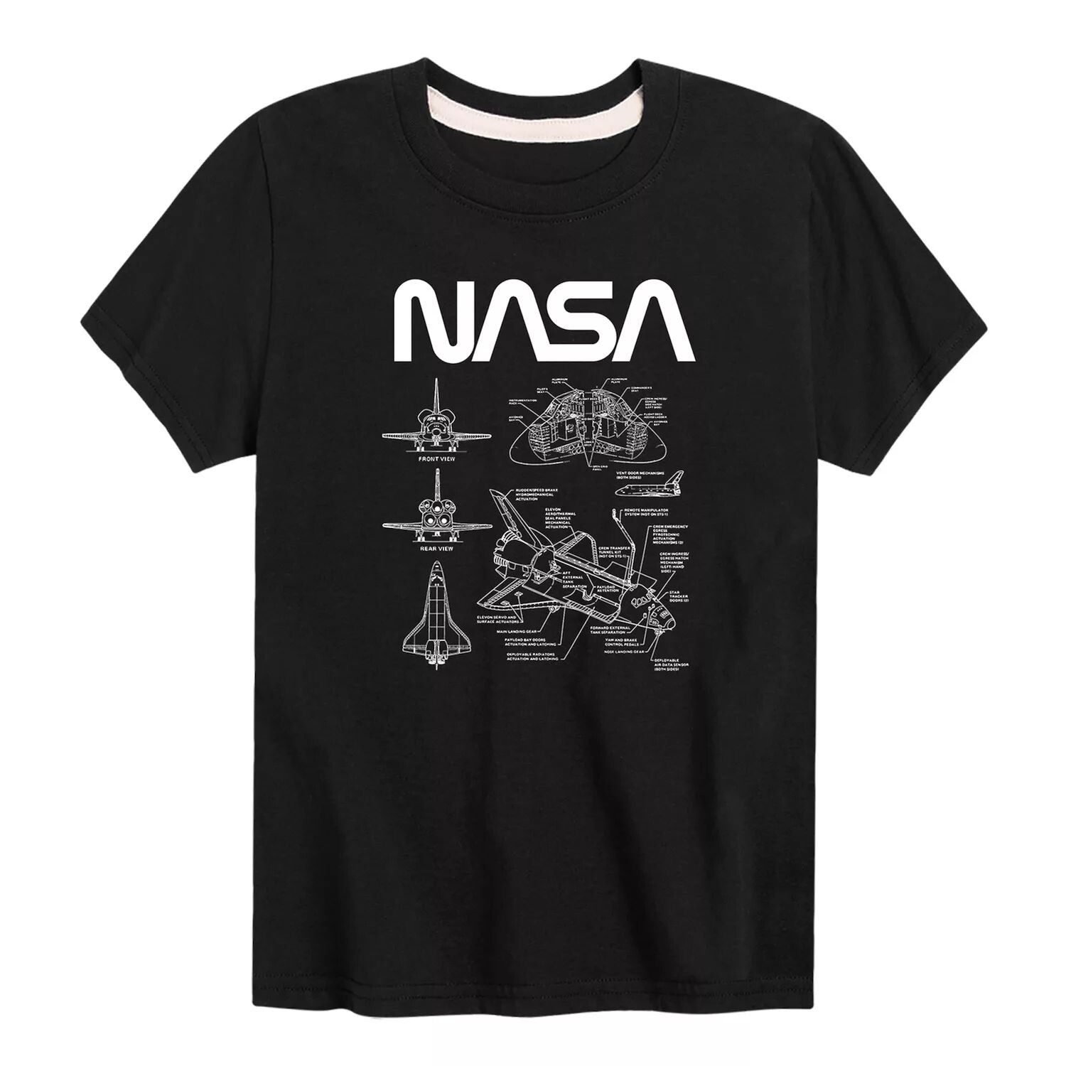 Футболка с графикой NASA Schematics для мальчиков 8–20 лет Licensed Character, черный
Футболка с графикой NASA Schematics для мальчиков 8–20 лет Licensed Character, черный