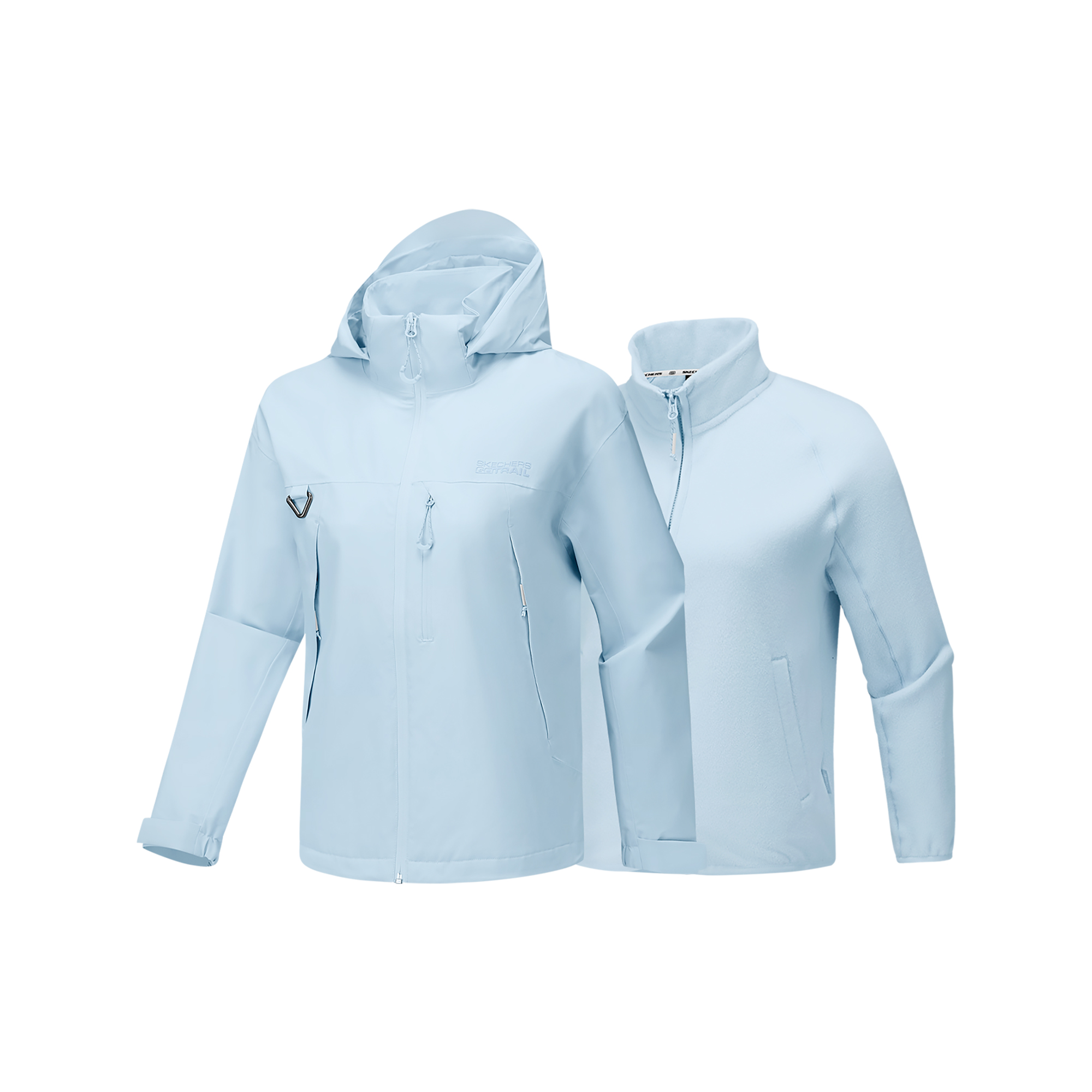 Skechers Женская ветровка водонепроницаемая ветронепроницаемая дышащая износостойкая детская светло-голубая, Two-Piece Set (Baby Light Blue/022G) 
Skechers Женская ветровка водонепроницаемая ветронепроницаемая дышащая износостойкая детская светло-голубая, Two-Piece Set (Baby Light Blue/022G)