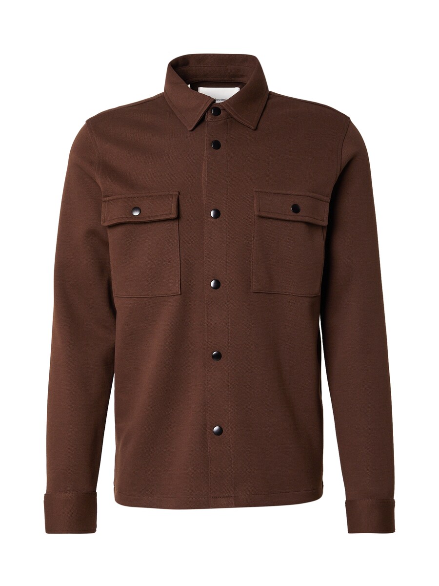 Куртка классического кроя для межсезонья SELECTED, шоколадный
Куртка классического кроя для межсезонья SELECTED, шоколадный