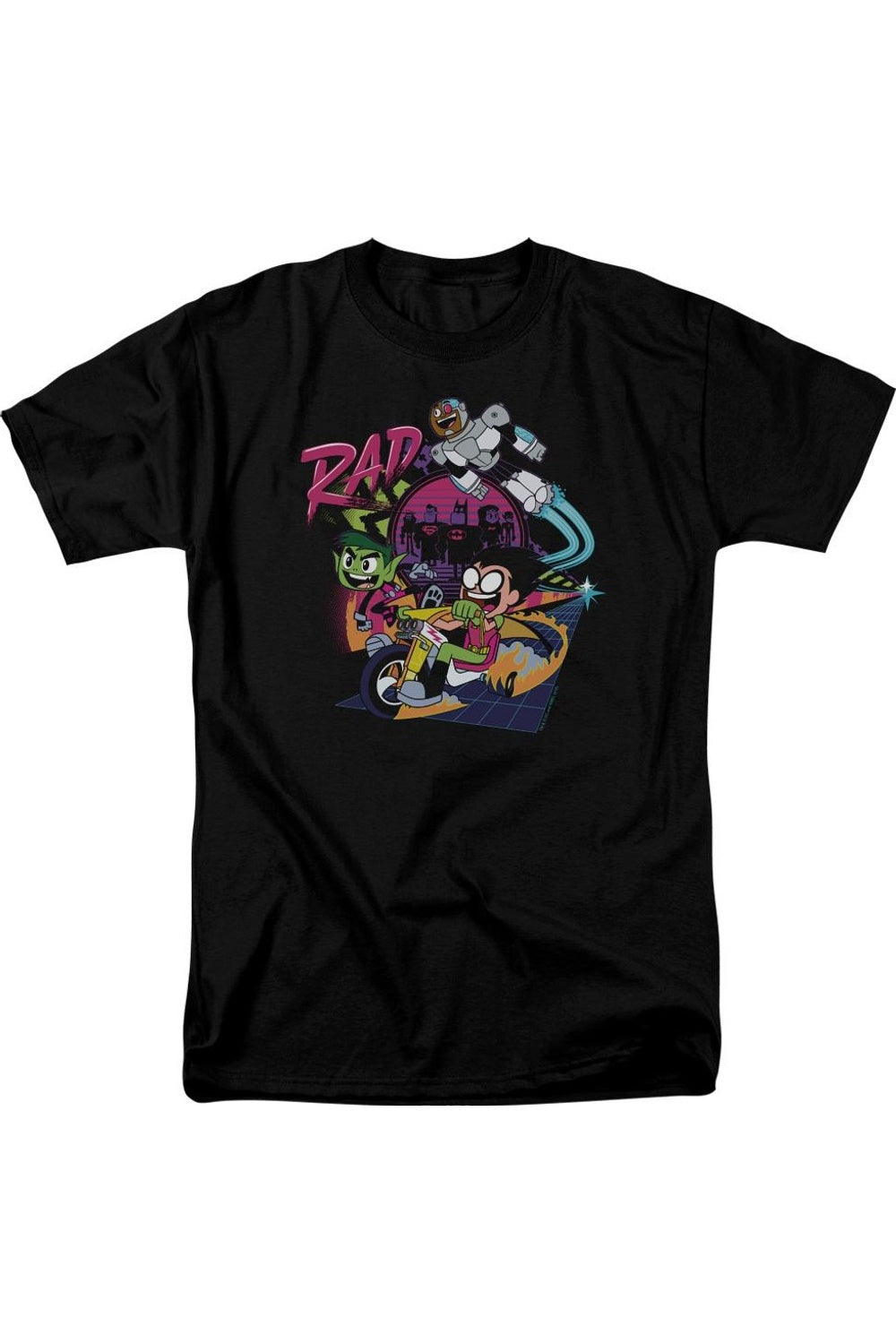 Футболка с короткими рукавами для взрослых «Юные титаны идут в кино» Teen Titans Go To The Movies, черный 
Футболка с короткими рукавами для взрослых «Юные титаны идут в кино» Teen Titans Go To The Movies, черный