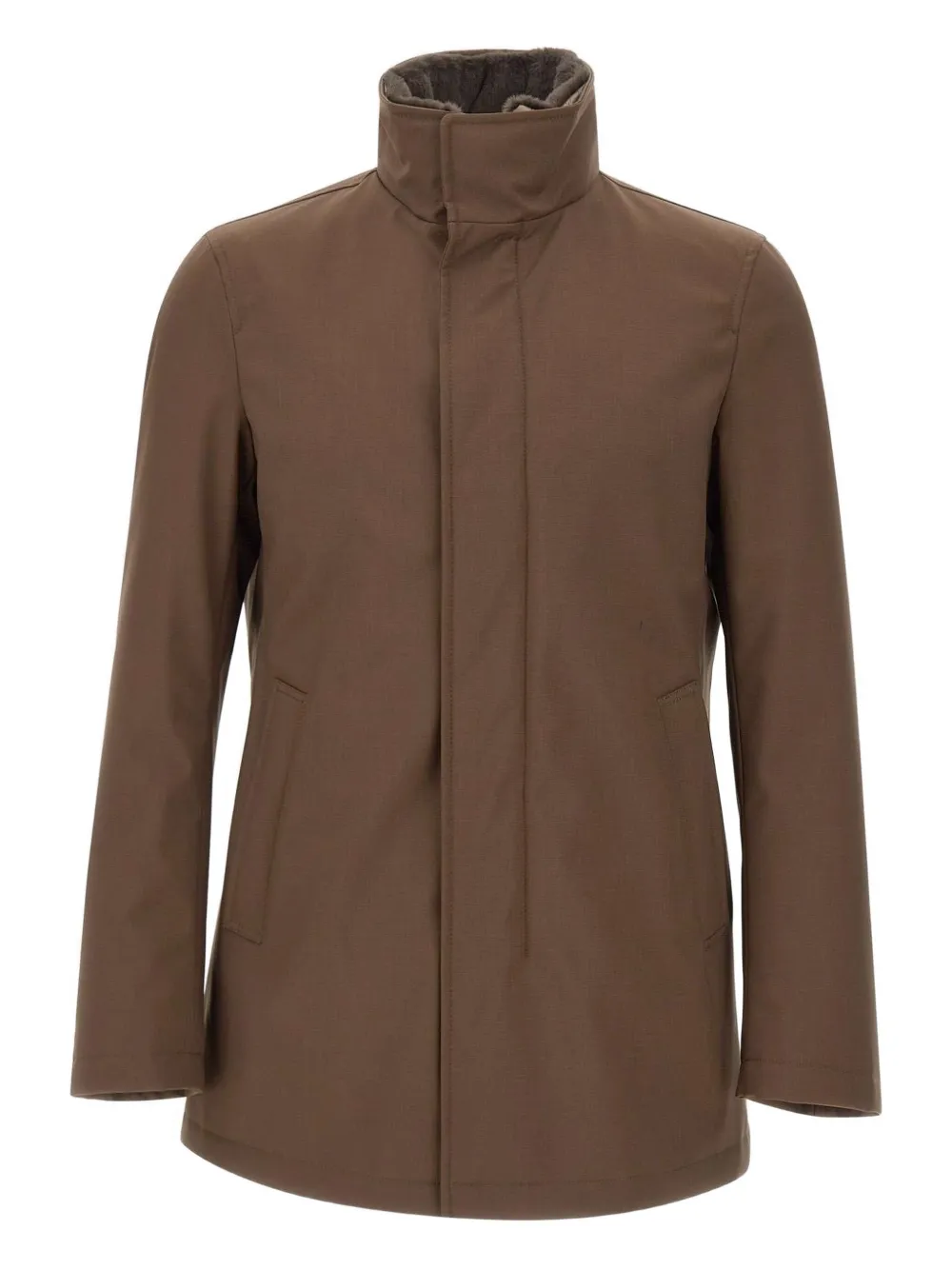 Парка с воротником-стойкой Herno, коричневый
Парка с воротником-стойкой Herno, коричневый