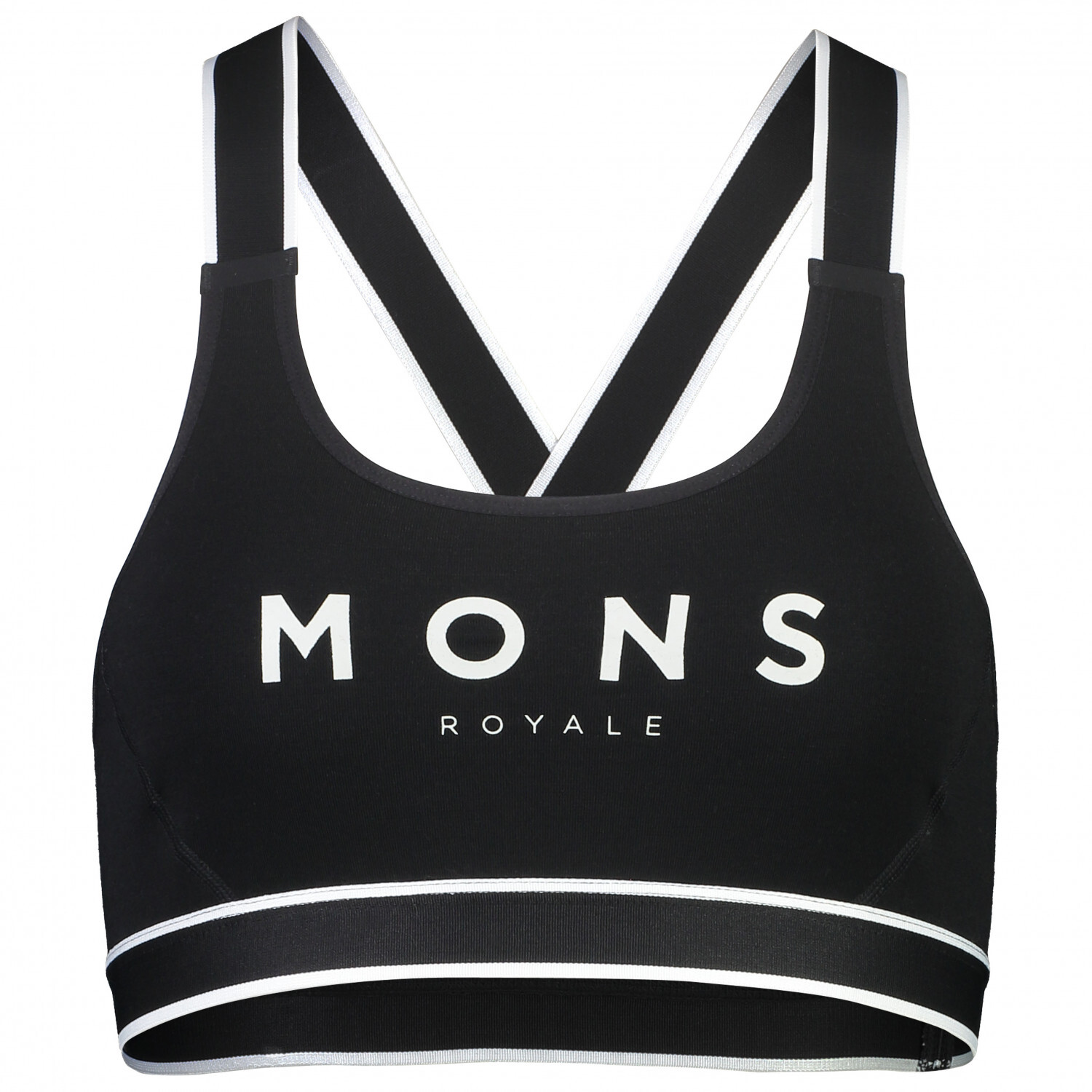 Спортивный бюстгальтер Mons Royale Women's Stella X Back Bra, черный 
Спортивный бюстгальтер Mons Royale Women's Stella X Back Bra, черный
