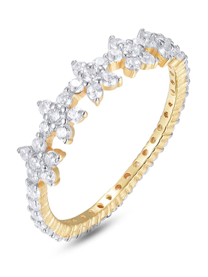 Позолоченное кольцо с драгоценными камнями DI GIORGIO
Позолоченное кольцо с драгоценными камнями DI GIORGIO