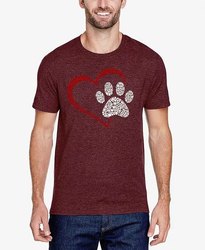 Paw Heart — мужская футболка премиум-класса Word Art LA Pop Art, красный
Paw Heart — мужская футболка премиум-класса Word Art LA Pop Art, красный