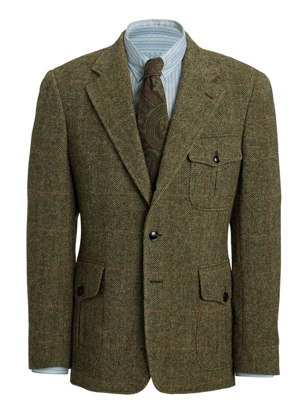 Пиджак с узором в елочку Ralph Lauren RRL, зеленый
Пиджак с узором в елочку Ralph Lauren RRL, зеленый