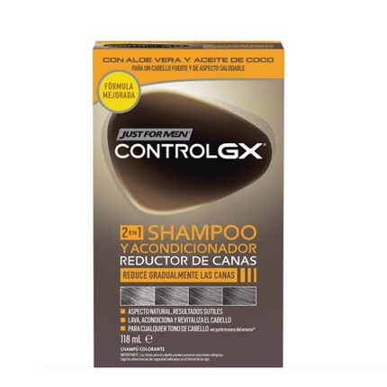 Just For Men Control Gx Champ Reductor De Canas Con Acondicionador 118 мл
Just For Men Control Gx Champ Reductor De Canas Con Acondicionador 118 мл