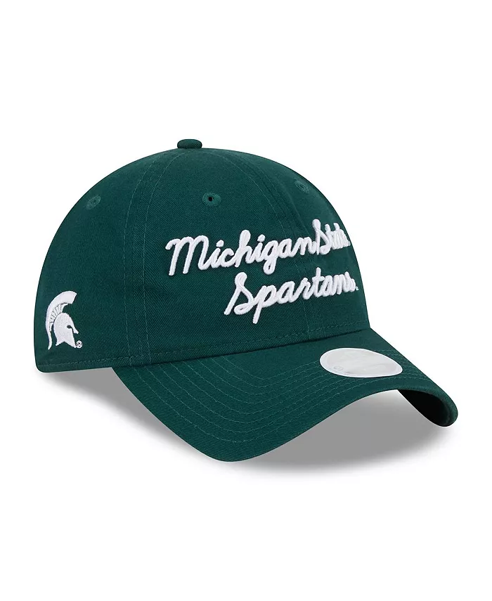 Женская зеленая регулируемая кепка 9TWENTY Michigan State Spartans Script New Era
Женская зеленая регулируемая кепка 9TWENTY Michigan State Spartans Script New Era