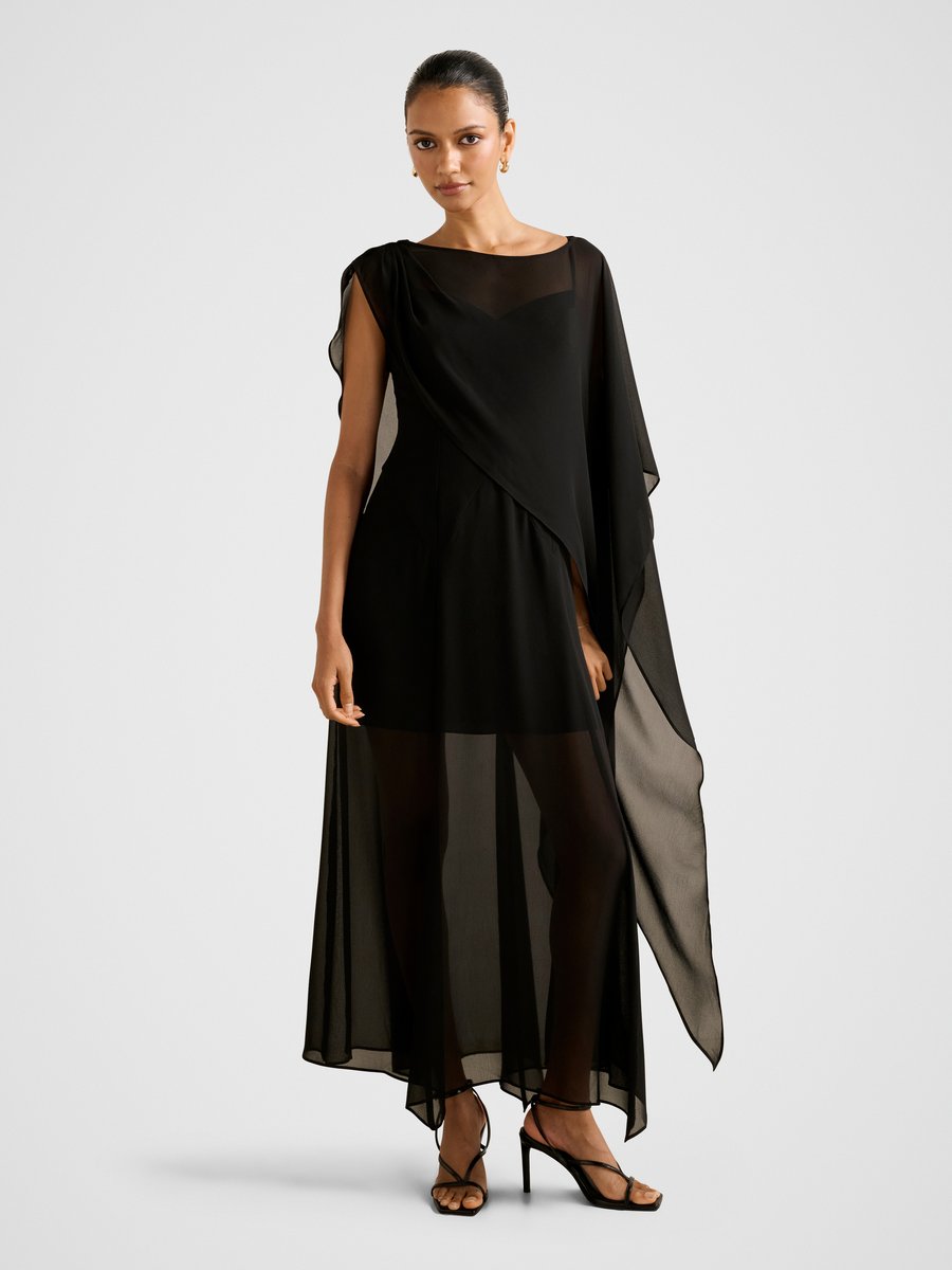 Платье Forever New Petite HONEY SHEER CAPE MAXI DRESS, Black
Платье Forever New Petite HONEY SHEER CAPE MAXI DRESS, Black