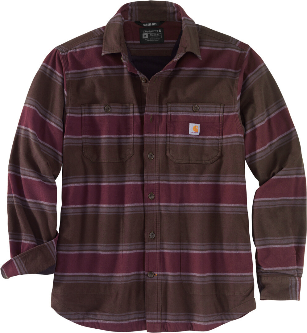 Рубашка Carhartt Hamilton Fleece Lined Shirt, темно-коричневый
Рубашка Carhartt Hamilton Fleece Lined Shirt, темно-коричневый