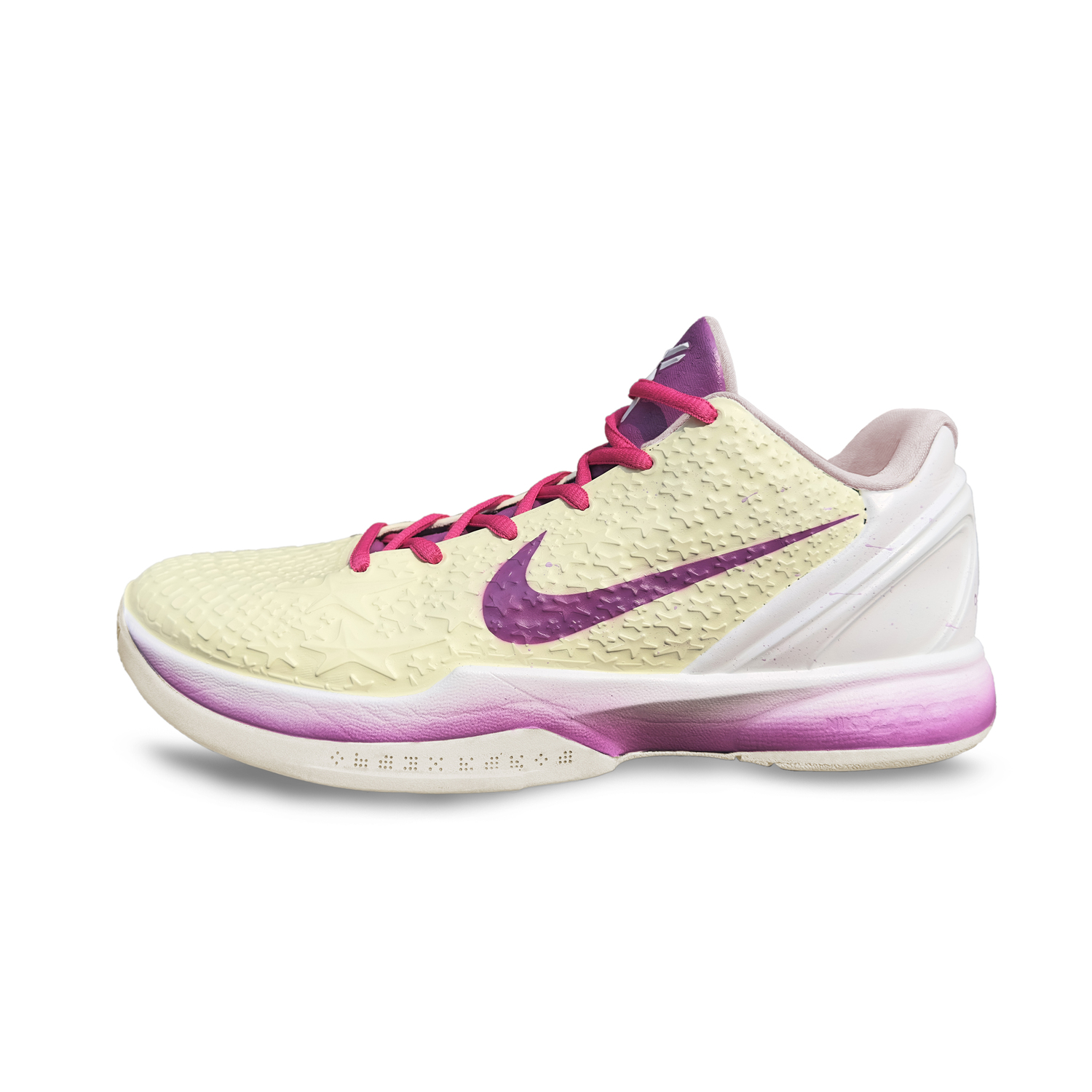Nike Кроссовки баскетбольные низкие Zoom Kobe 6 'All Star 2.0' мужские pink yellow purple с амортизацией и износостойкие
Nike Кроссовки баскетбольные низкие Zoom Kobe 6 'All Star 2.0' мужские pink yellow purple с амортизацией и износостойкие