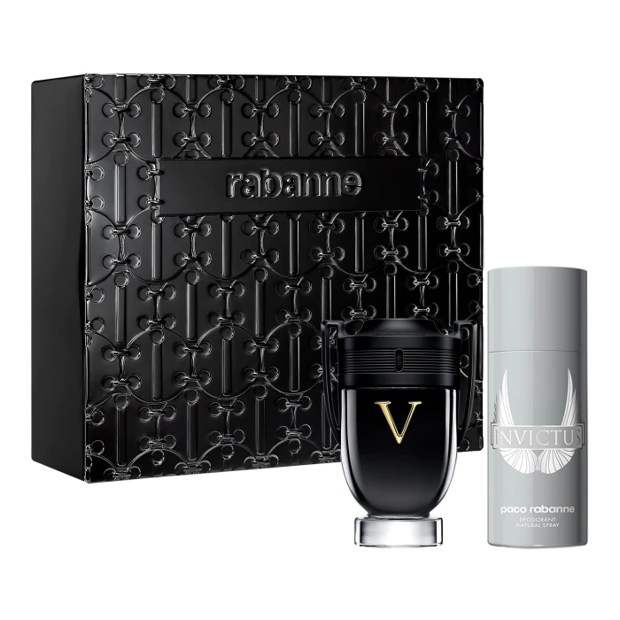 Туалетная вода унисекс Invictus Victory Extreme Eau de Parfum Estuche de Regalo Paco Rabanne, EDP 100 ml + Desodorante 150 ml
Туалетная вода унисекс Invictus Victory Extreme Eau de Parfum Estuche de Regalo Paco Rabanne, EDP 100 ml + Desodorante 150 ml