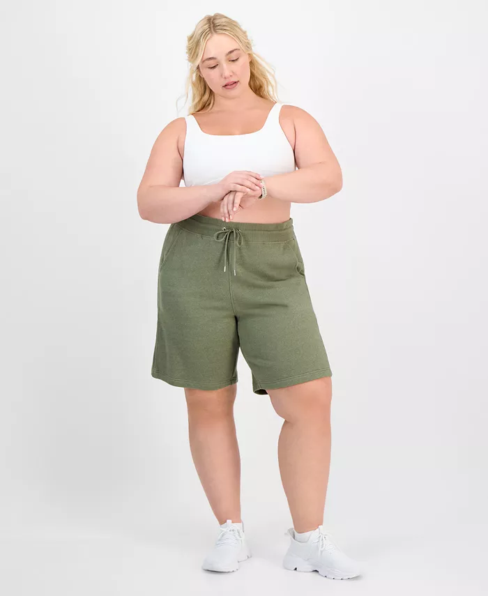 Шорты-бермуды больших размеров из хлопковой смеси ID Ideology, зеленый
Шорты-бермуды больших размеров из хлопковой смеси ID Ideology, зеленый