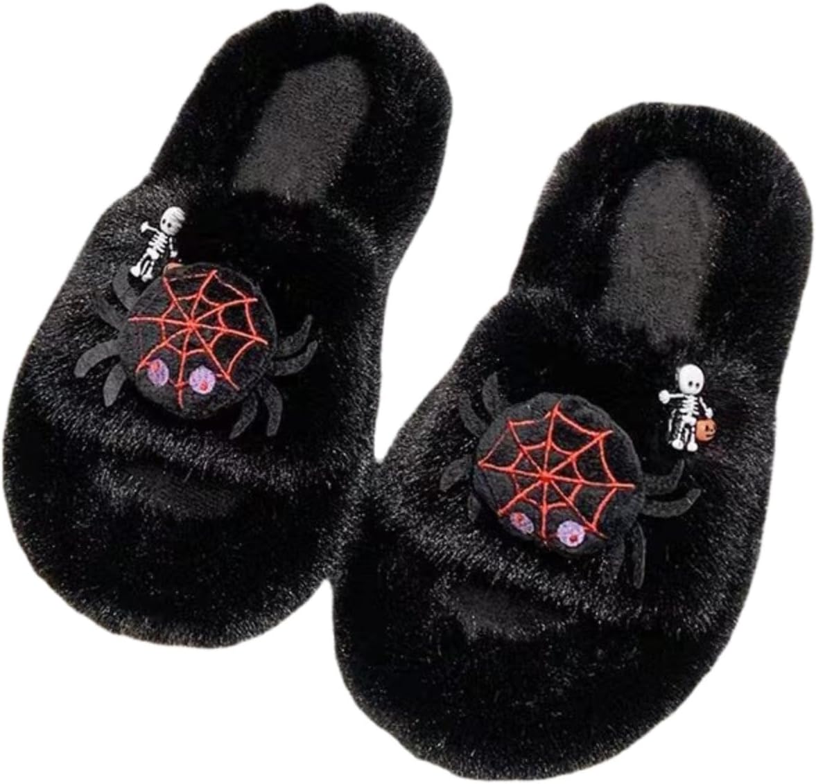 Тапочки на Хэллоуин в виде пауков для женщин и мужчин, жуткие, в стиле ужасов, теплые, мягкие, нескользящие, для дома и улицы, с мультяшным рисунком, осенние Elirar, черный
Тапочки на Хэллоуин в виде пауков для женщин и мужчин, жуткие, в стиле ужасов, теплые, мягкие, нескользящие, для дома и улицы, с мультяшным рисунком, осенние Elirar, черный