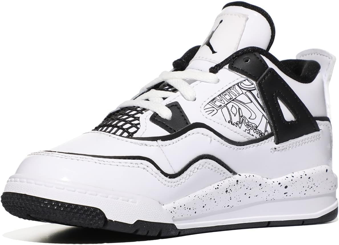 Кроссовки Nike Air Jordan 4 Retro для мальчиков, белый/черный
Кроссовки Nike Air Jordan 4 Retro для мальчиков, белый/черный