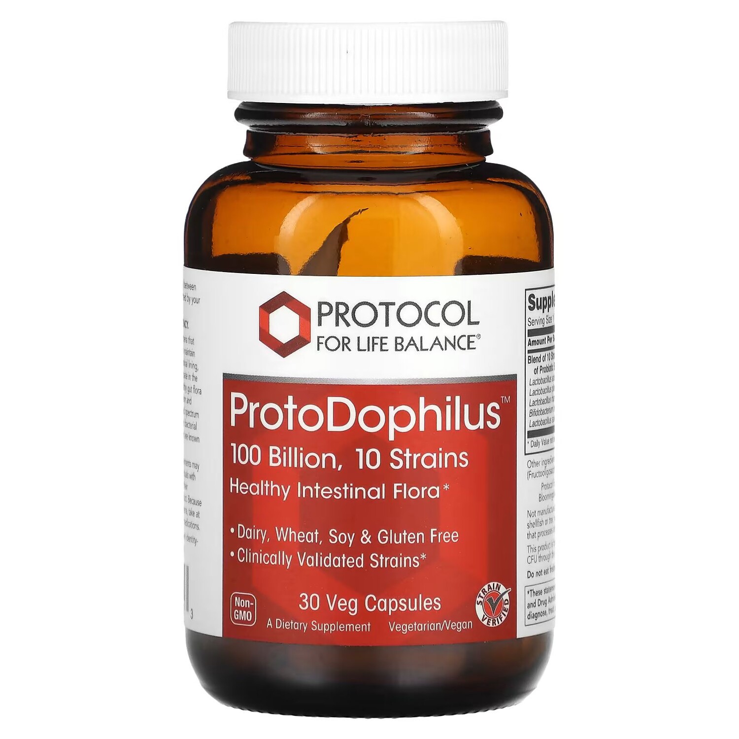 ProtoDophilus, 100 миллиардов, 30 растительных капсул Protocol For Life Balance
ProtoDophilus, 100 миллиардов, 30 растительных капсул Protocol For Life Balance