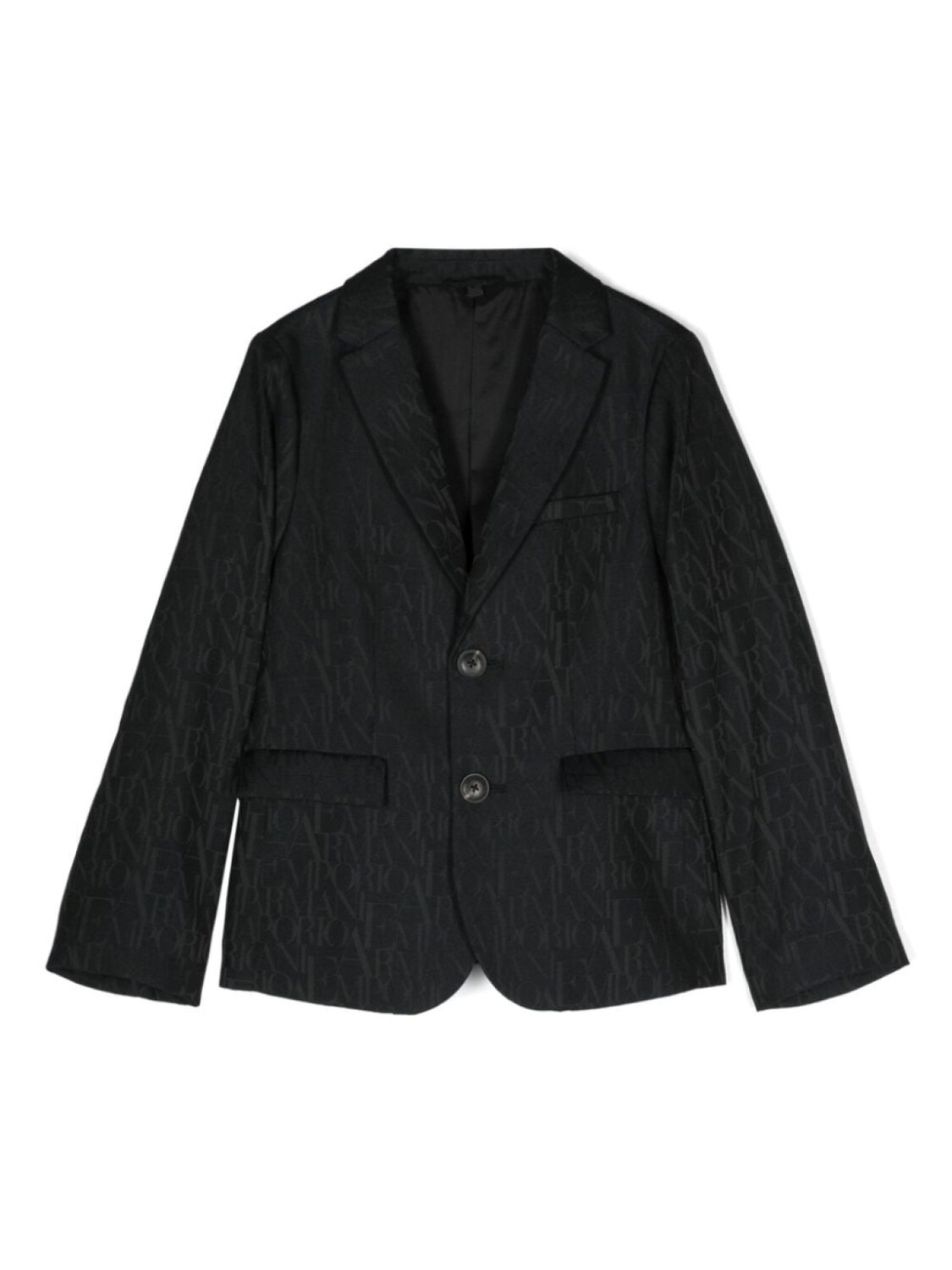 Emporio Armani однобортный блейзер с жаккардовым логотипом, синий
Emporio Armani однобортный блейзер с жаккардовым логотипом, синий