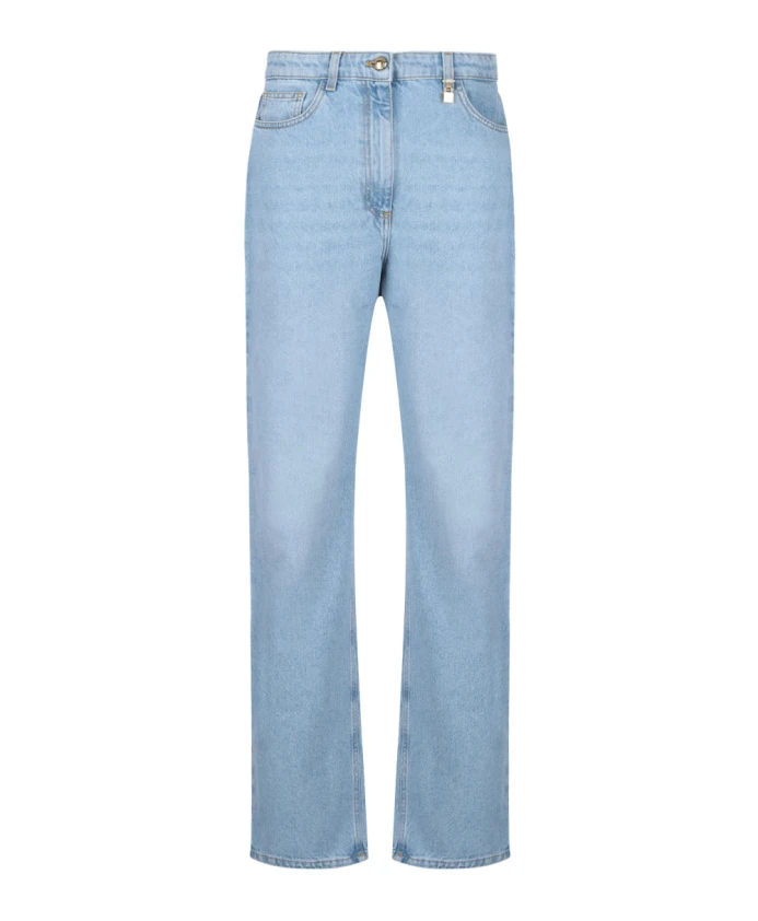 Светло-Голубые джинсы-бойфренды Elisabetta Franchi, синий
Светло-Голубые джинсы-бойфренды Elisabetta Franchi, синий