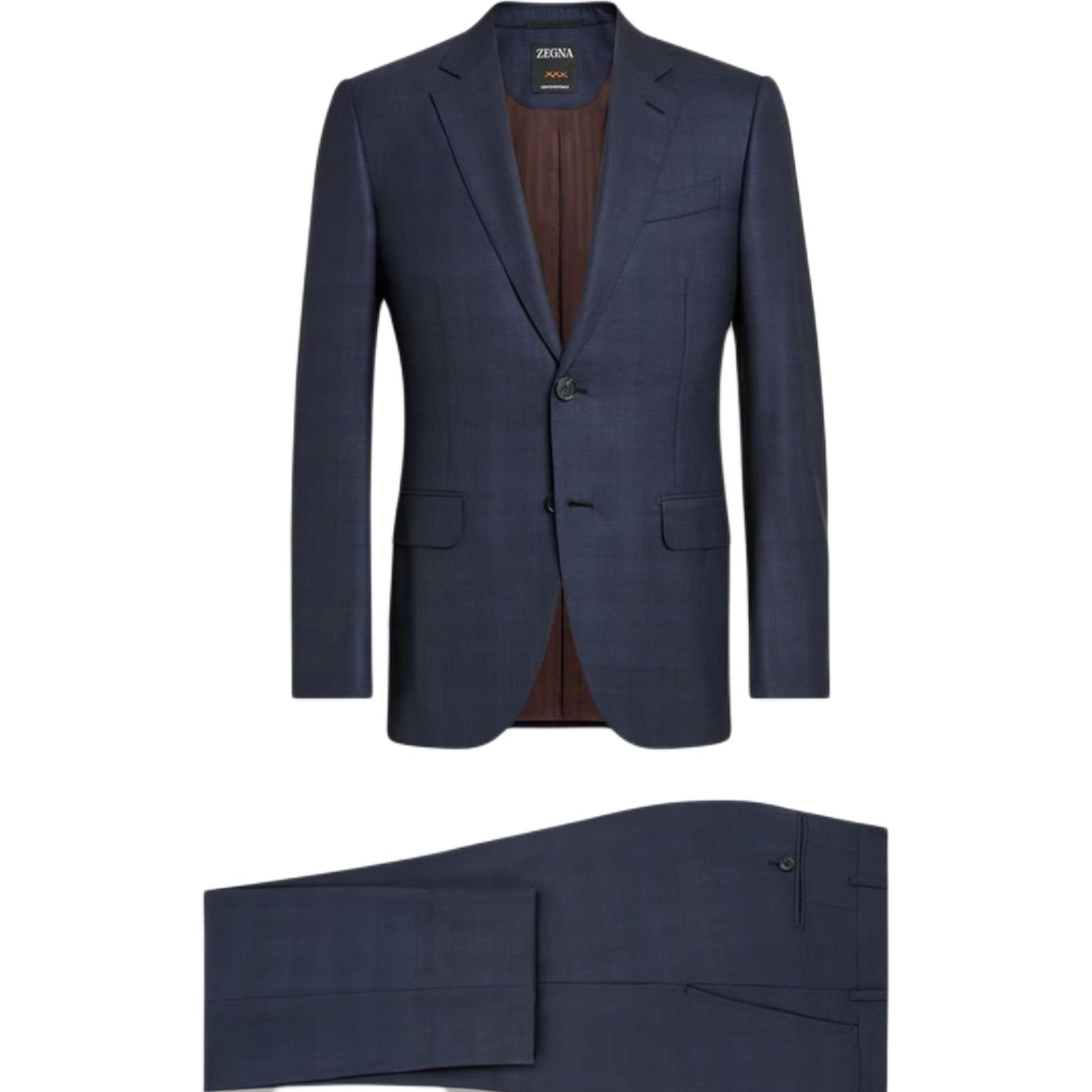 Костюм Zegna Centoventimila однобортный из шерсти Ermenegildo Zegna, синий
Костюм Zegna Centoventimila однобортный из шерсти Ermenegildo Zegna, синий