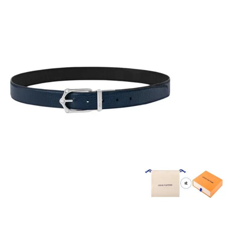 LOUIS VUITTON Кожаный ремень Frog для мужчин Marine Blue ширина 3cm
LOUIS VUITTON Кожаный ремень Frog для мужчин Marine Blue ширина 3cm