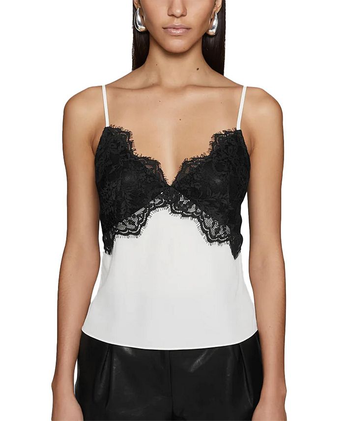 Блузка-ками "Blake" с кружевной отделкой Rebecca Minkoff, белый
Блузка-ками "Blake" с кружевной отделкой Rebecca Minkoff, белый