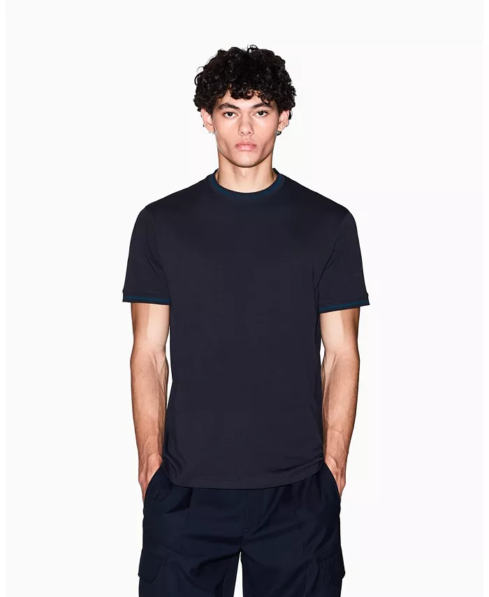 Мужская футболка с контрастными вставками и логотипом A|X Armani Exchange, синий
Мужская футболка с контрастными вставками и логотипом A|X Armani Exchange, синий