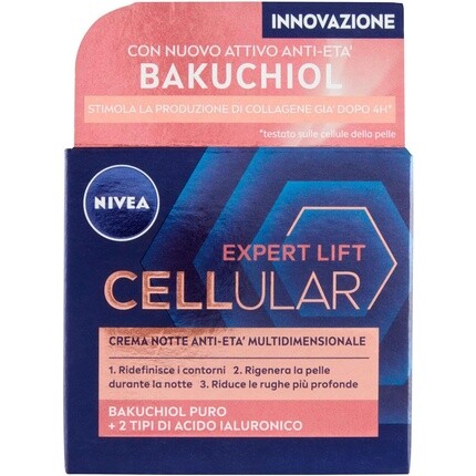 Антигравитационный ночной крем Cellular Filler 50 мл, Nivea
Антигравитационный ночной крем Cellular Filler 50 мл, Nivea
