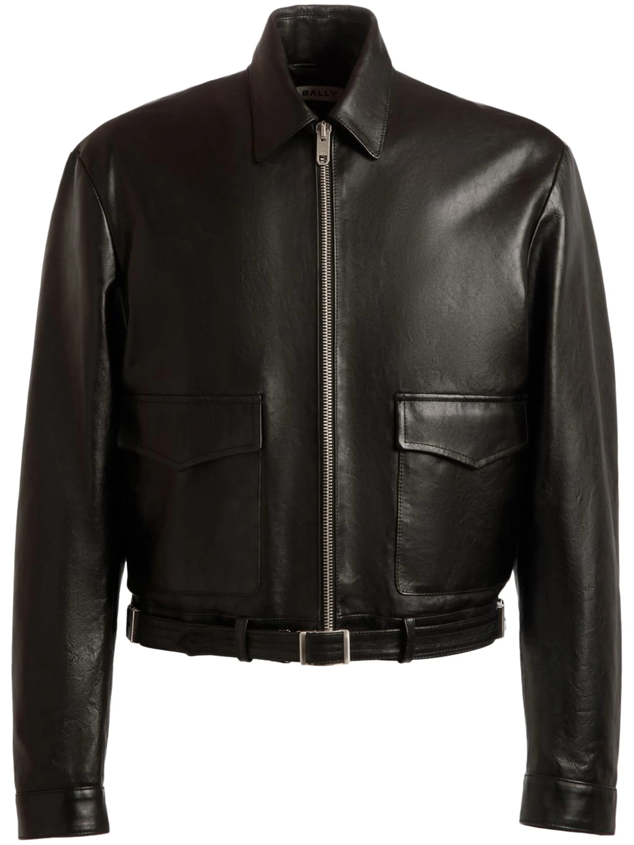 Кожаная куртка на молнии Bally, черный
Кожаная куртка на молнии Bally, черный