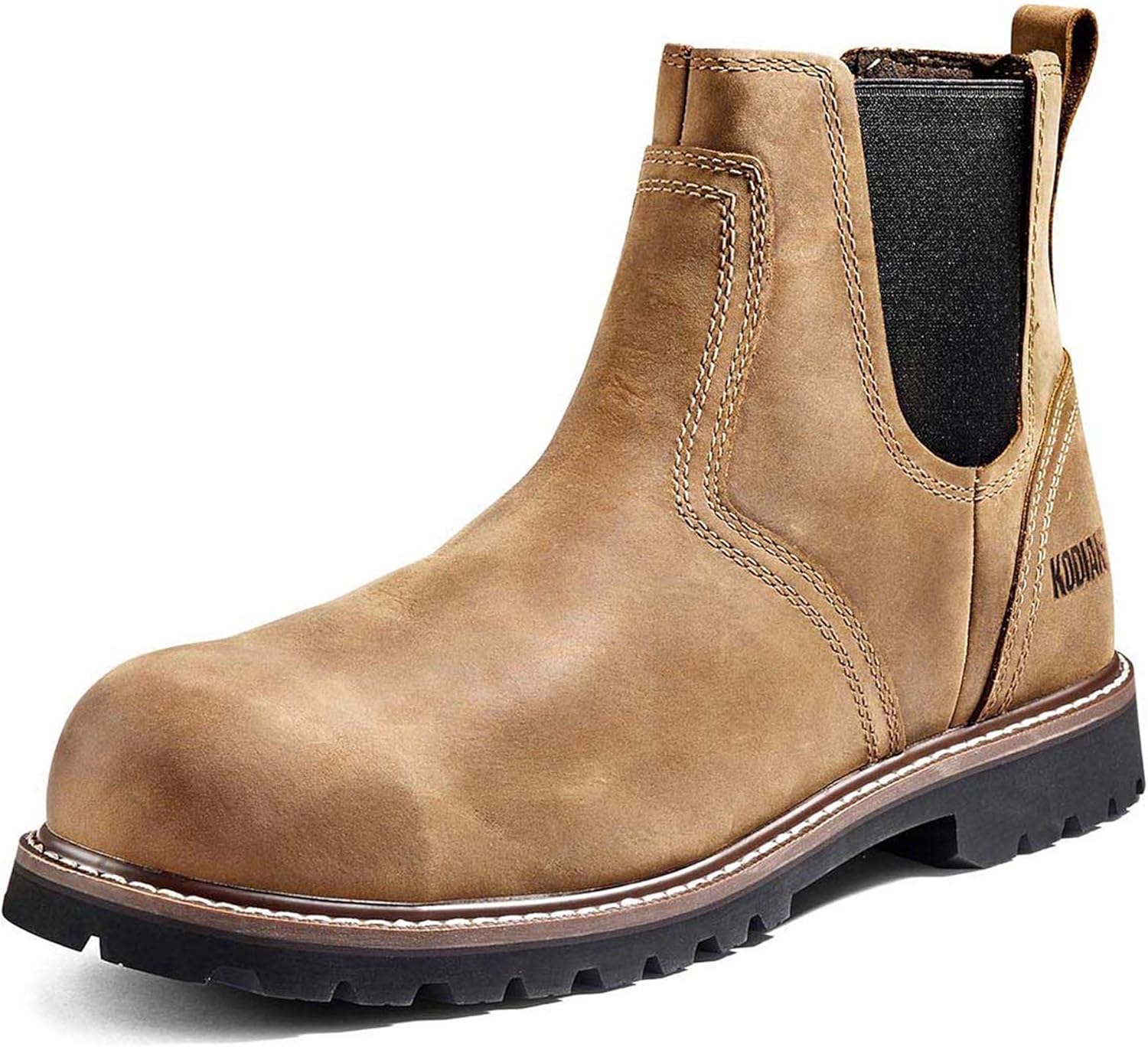 Мужские рабочие ботинки Kodiak McKinney с композитным носком, водонепроницаемые, стиль Chelsea, коричневый
Мужские рабочие ботинки Kodiak McKinney с композитным носком, водонепроницаемые, стиль Chelsea, коричневый
