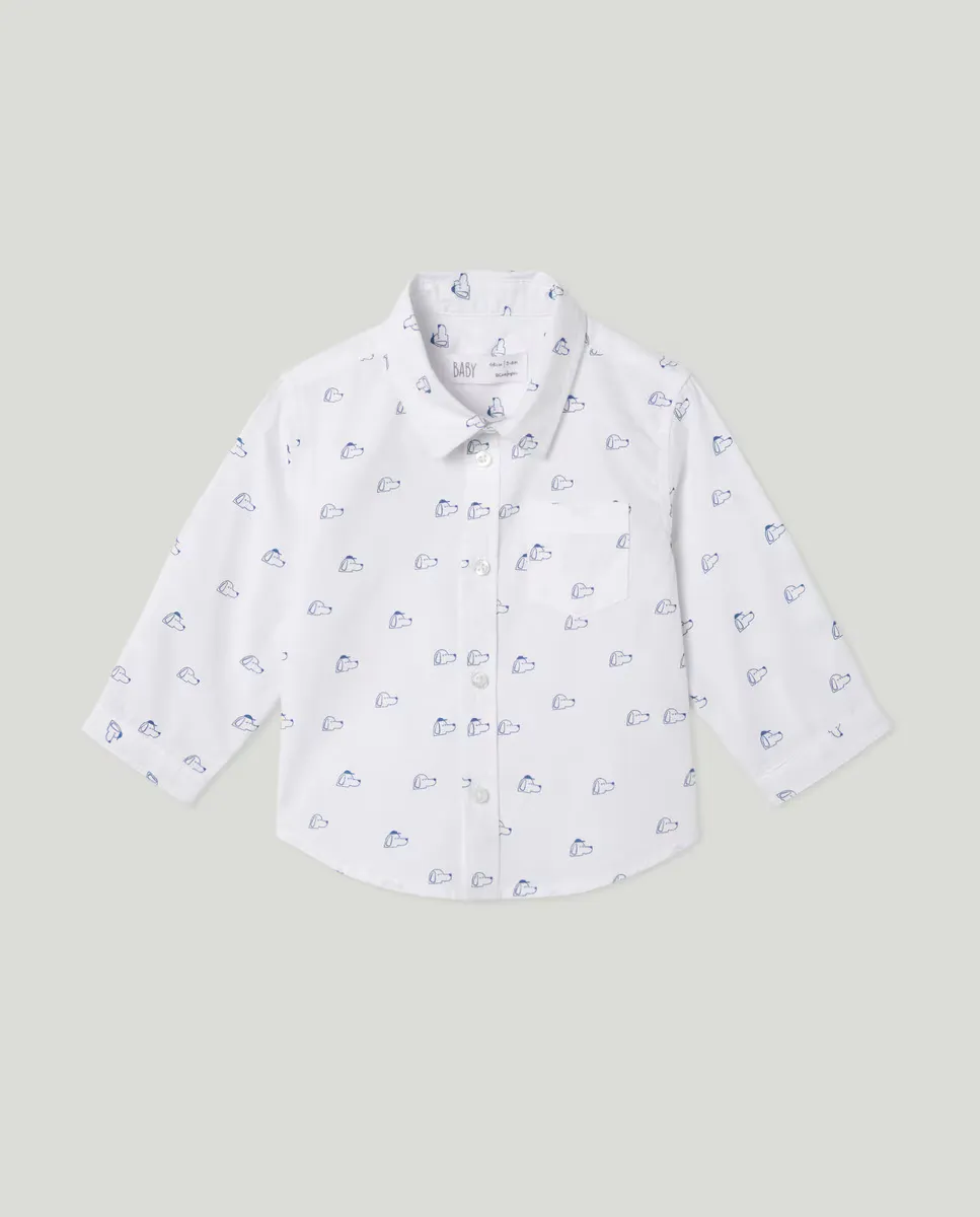 Детская рубашка с длинным рукавом из поплина AOP для мальчика Baby El Corte Inglés, белый
Детская рубашка с длинным рукавом из поплина AOP для мальчика Baby El Corte Inglés, белый