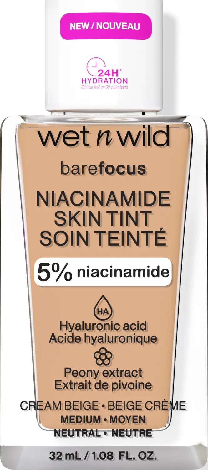 Тональный крем wet n wild bare Focus Niacinamide Skin Tint Cream Beige
Тональный крем wet n wild bare Focus Niacinamide Skin Tint Cream Beige