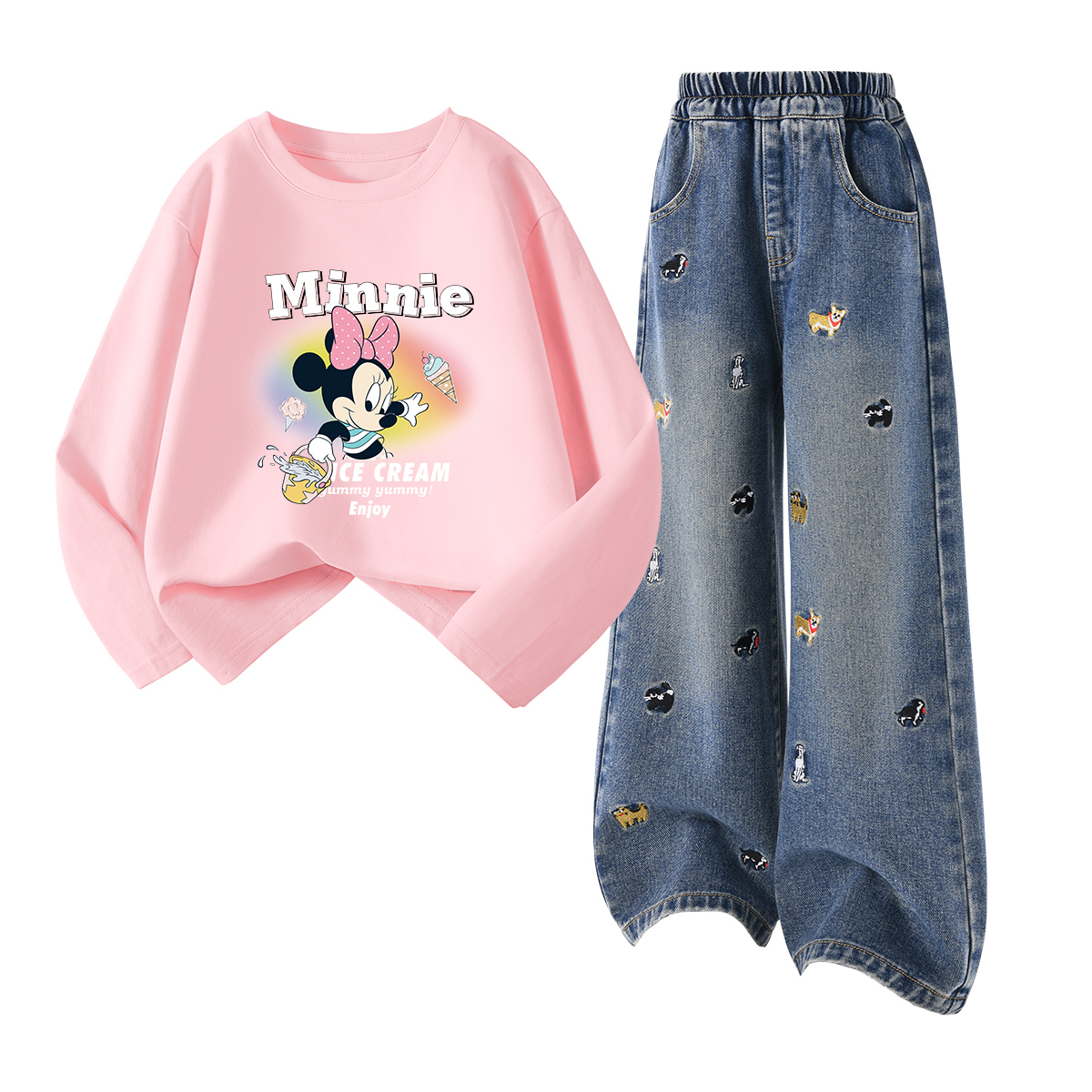 Детская повседневная спортивная одежда Disney, Di Play Water Pink+Solid Color Denim Blue
Детская повседневная спортивная одежда Disney, Di Play Water Pink+Solid Color Denim Blue