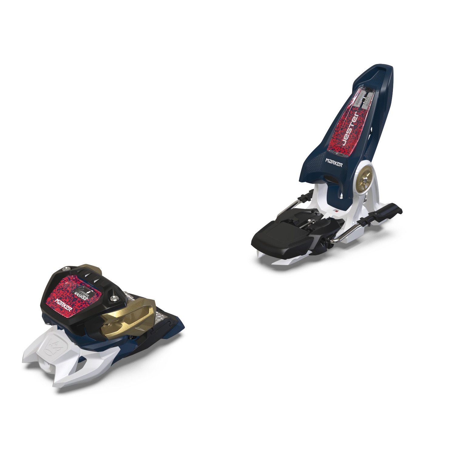 Крепления для лыж Marker Jester 16 ID, синий/белый/красный
Крепления для лыж Marker Jester 16 ID, синий/белый/красный