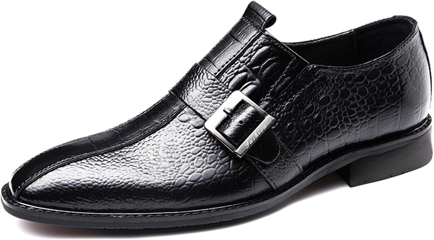 Мужские туфли с отделкой из натуральной кожи без шнурков с металлической пряжкой, заостренным носком, низким каблуком и мягкой подошвой, оксфорды для официальных мероприятий, деловых встреч, свадеб и работы в офисе Tixewsjh, черный
Мужские туфли с отделкой из натуральной кожи без шнурков с металлической пряжкой, заостренным носком, низким каблуком и мягкой подошвой, оксфорды для официальных мероприятий, деловых встреч, свадеб и работы в офисе Tixewsjh, черный