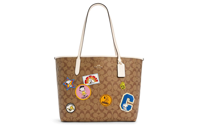 Сумка-тота Snoopy Collaboration City из искусственной кожи, шоппер, дамская сумка через плечо цвета хаки COACH
Сумка-тота Snoopy Collaboration City из искусственной кожи, шоппер, дамская сумка через плечо цвета хаки COACH