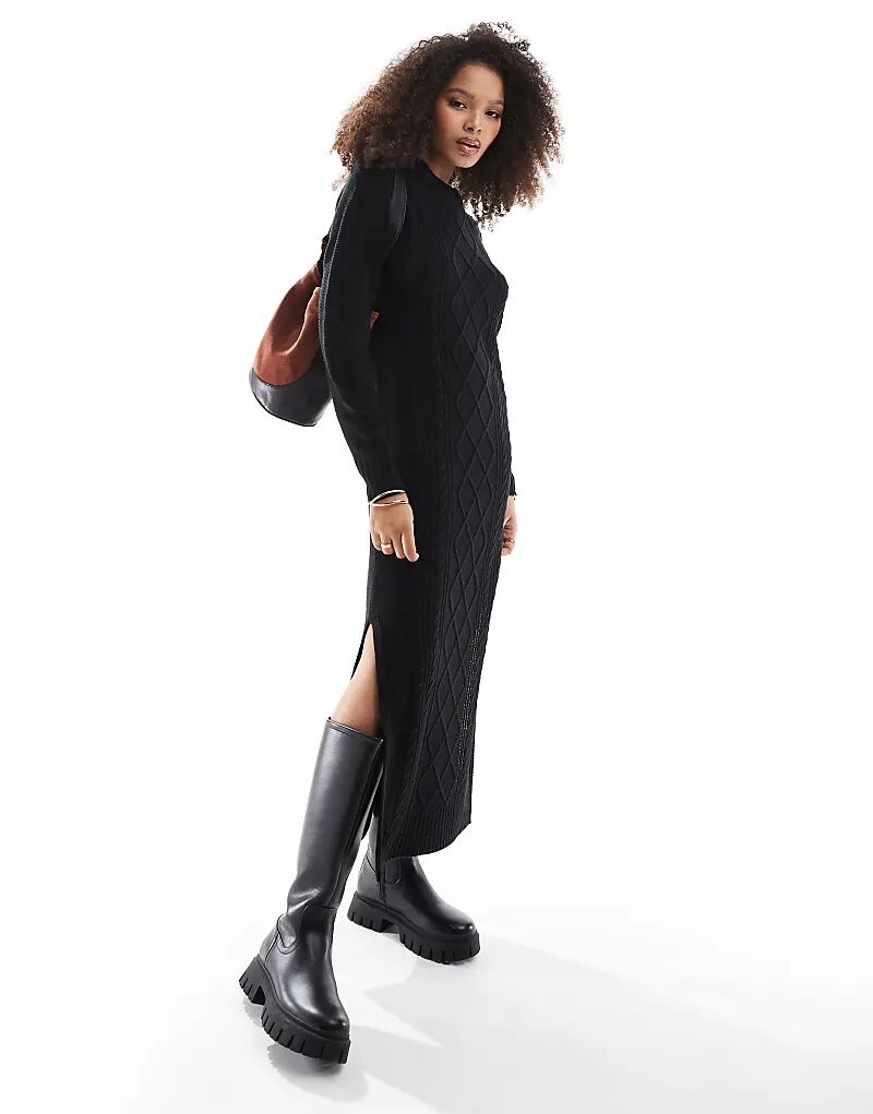 Платье макси из трикотажной пряжи Threadbare в черном цвете
Платье макси из трикотажной пряжи Threadbare в черном цвете