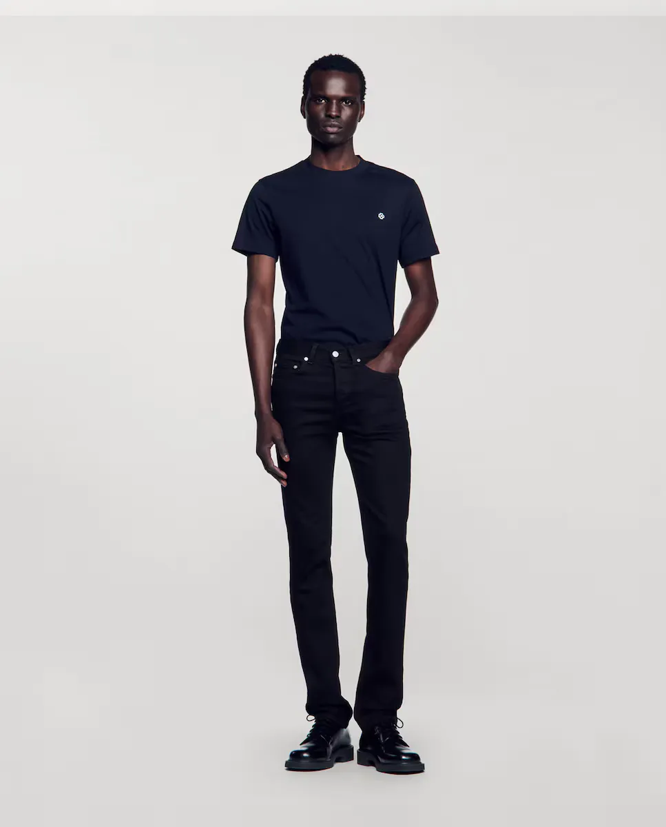 Облегающие мужские ковбойские джинсы Sandro, черный
Облегающие мужские ковбойские джинсы Sandro, черный