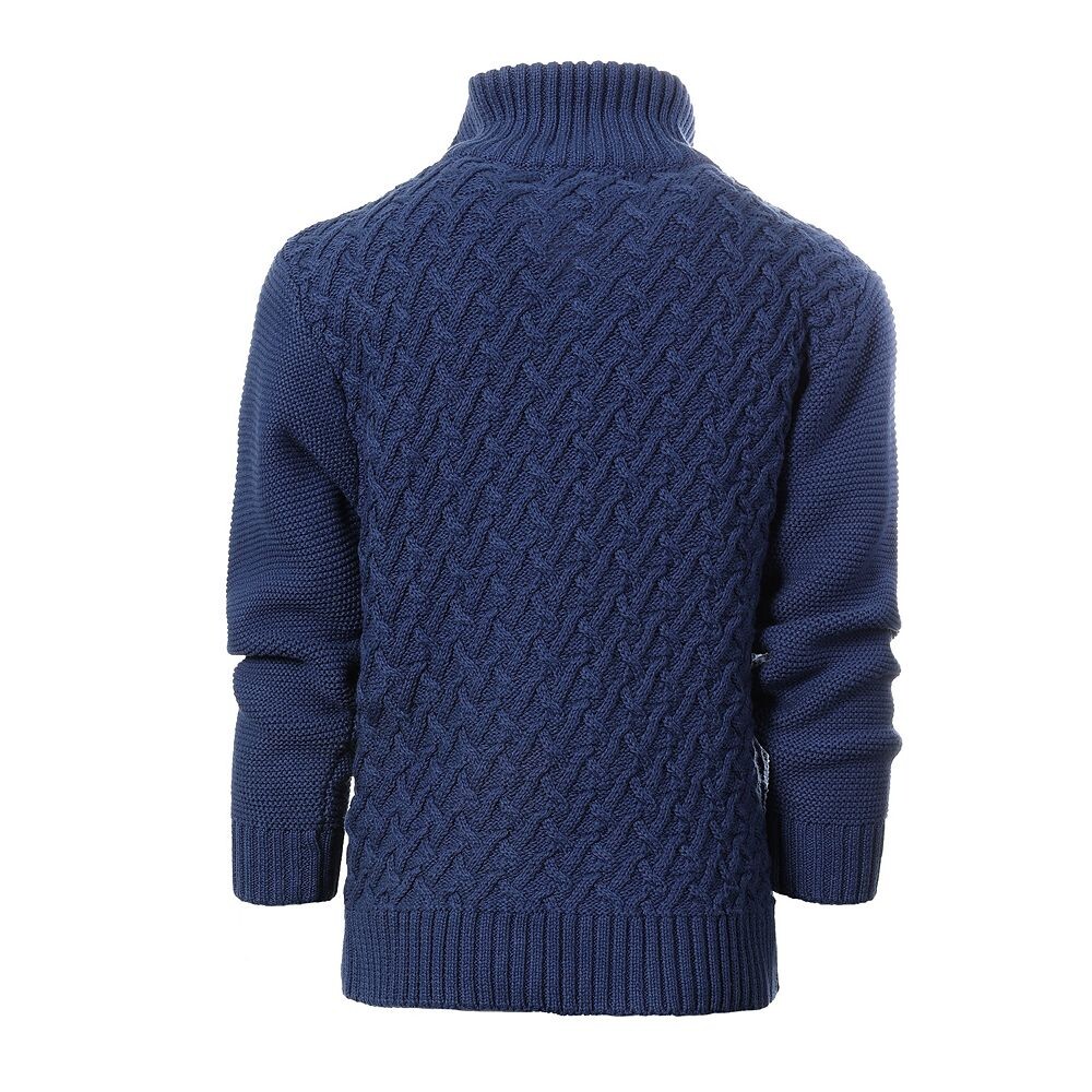 Детский вязаный свитер Gioberti с воротником-стойкой, черный
Детский вязаный свитер Gioberti с воротником-стойкой, черный