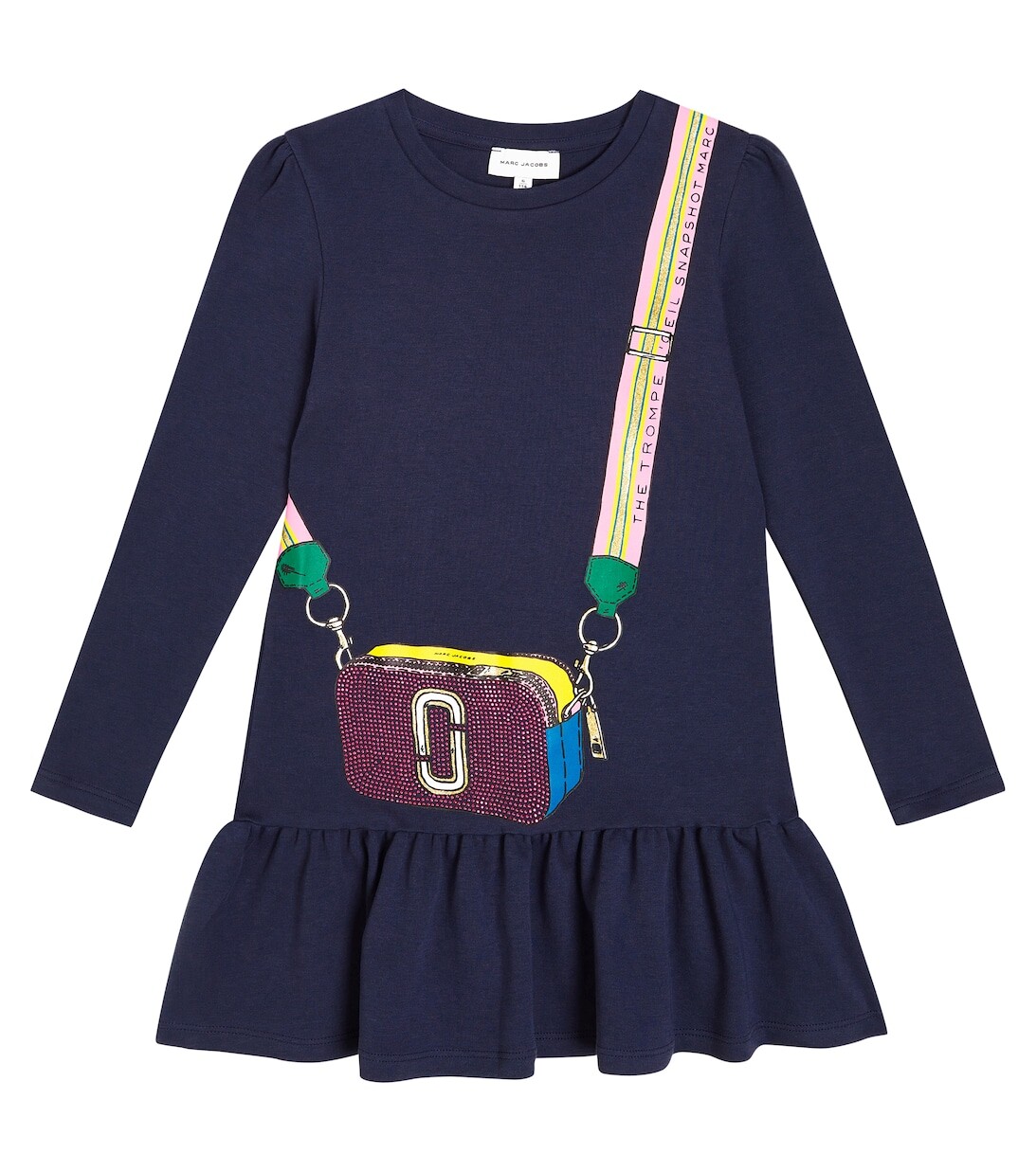 Платье из хлопка с принтом Marc Jacobs, синий
Платье из хлопка с принтом Marc Jacobs, синий