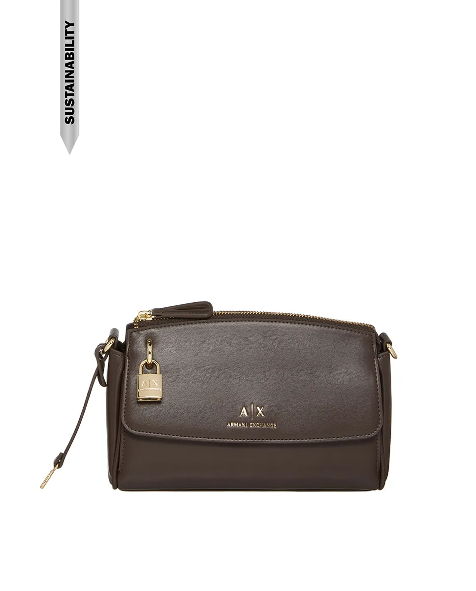 Женская сумка через плечо с двумя отделениями Armani Exchange, коричневый
Женская сумка через плечо с двумя отделениями Armani Exchange, коричневый