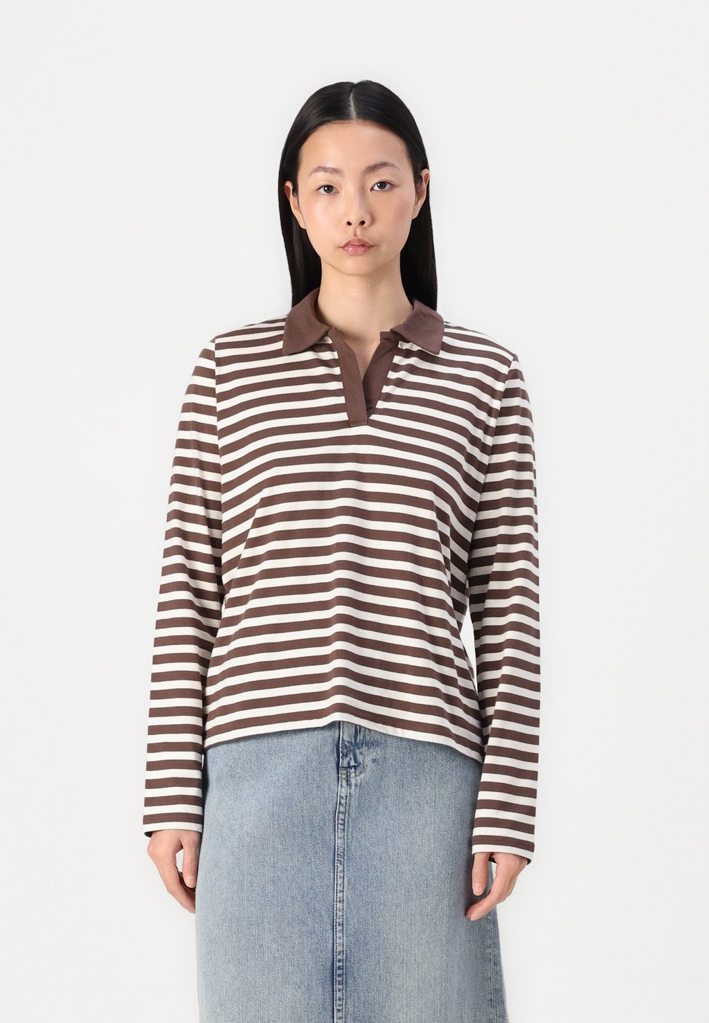 Топ с длинными рукавами PCDINNA V NECK COLLAR Pieces, коричневый
Топ с длинными рукавами PCDINNA V NECK COLLAR Pieces, коричневый