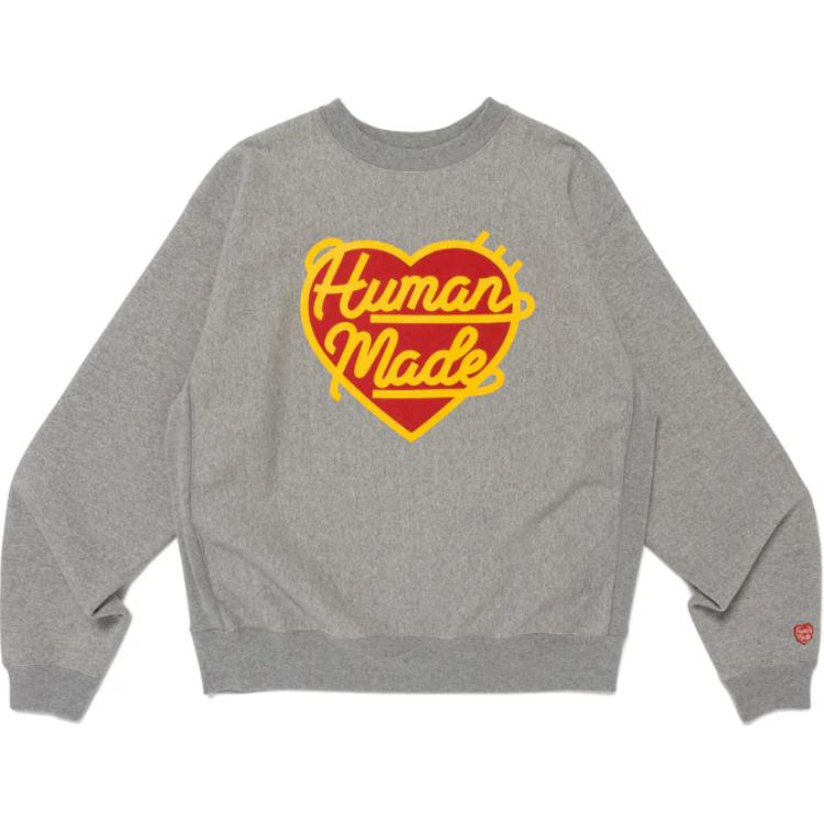 Свитшот с логотипом Heart HUMAN MADE, серый
Свитшот с логотипом Heart HUMAN MADE, серый
