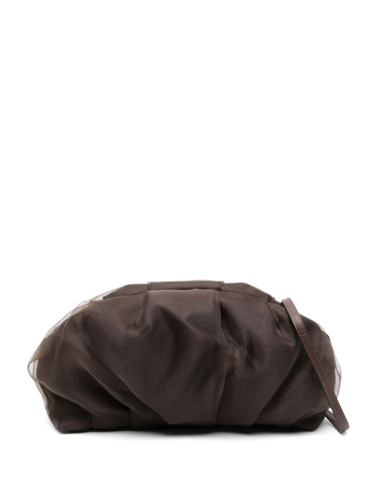 Клатч из органзы Peserico, коричневый
Клатч из органзы Peserico, коричневый