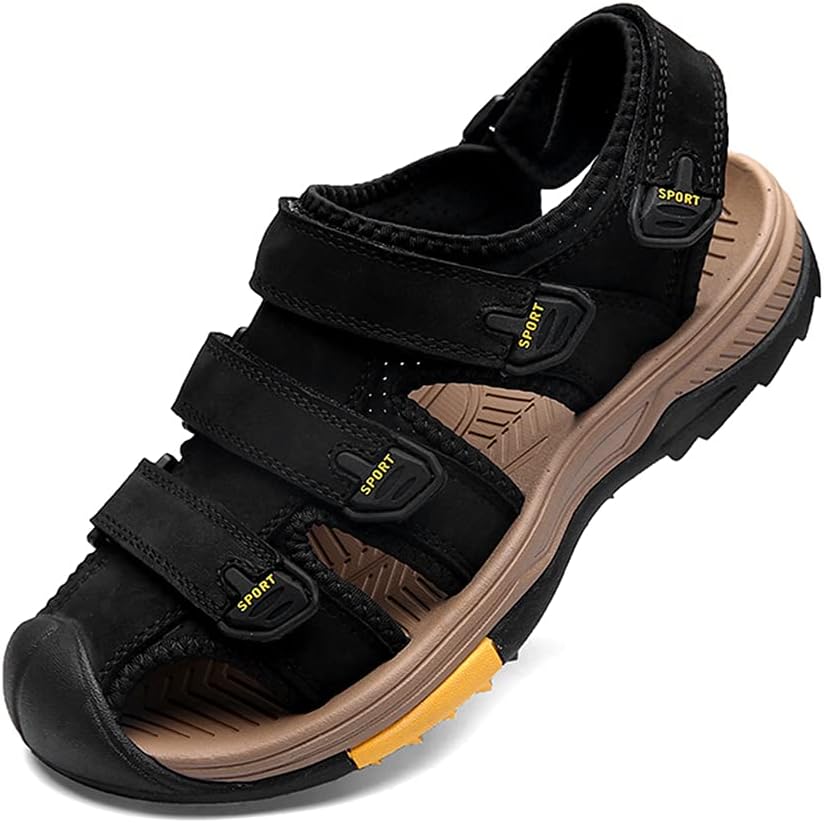 Мужские спортивные походные сандалии Veslexth, летние спортивные сандалии-фишеры, регулируемые амфибийные повседневные пляжные сандалии, черный
Мужские спортивные походные сандалии Veslexth, летние спортивные сандалии-фишеры, регулируемые амфибийные повседневные пляжные сандалии, черный