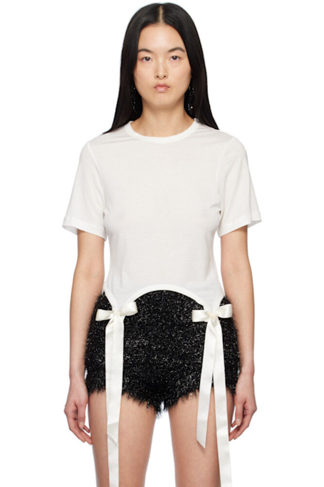 Футболка Off-White Bow Tail Easy Simone Rocha
Футболка Off-White Bow Tail Easy Simone Rocha