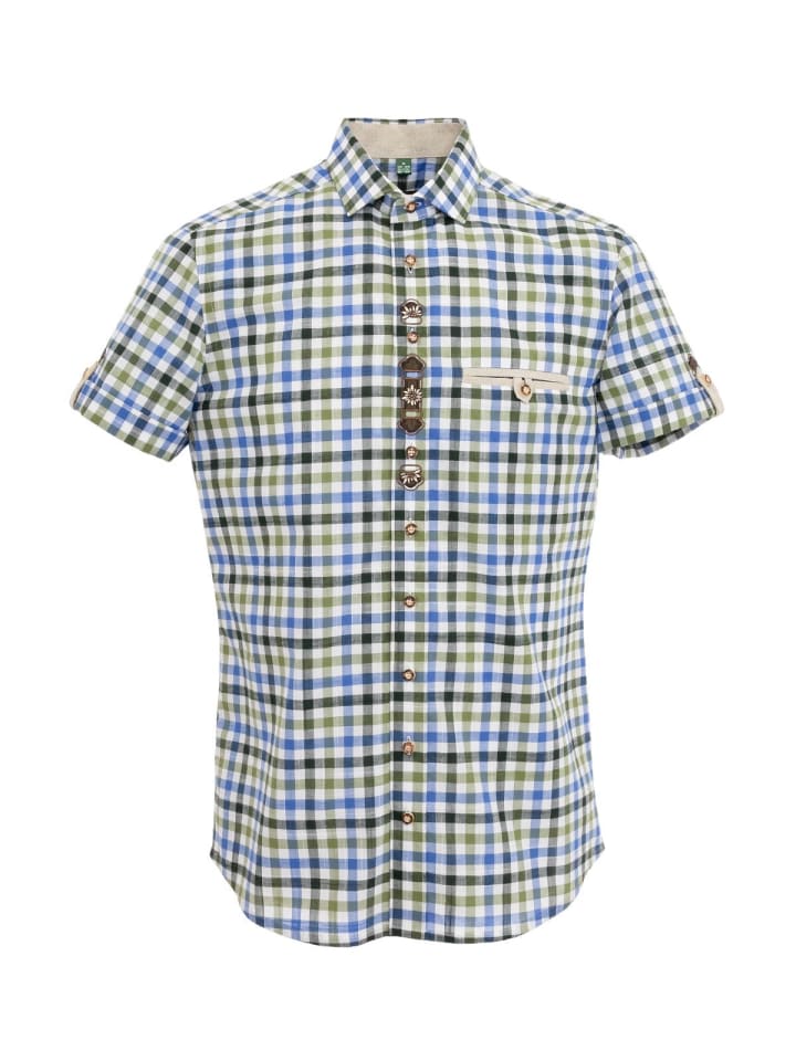 Рубашка 421006-3268 зеленого цвета OS-Trachten
Рубашка 421006-3268 зеленого цвета OS-Trachten