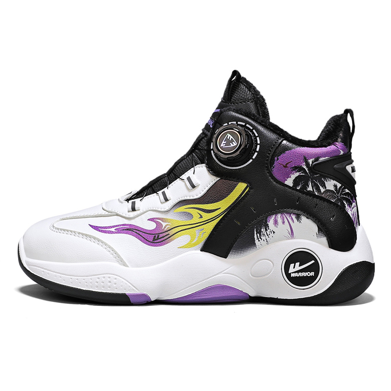 Высококачественные амортизирующие нескользящие износостойкие дышащие баскетбольные кроссовки mid top мужские WARRIOR, белый/черный/фиолетовый (Leather Upper Fleece-Lined)
Высококачественные амортизирующие нескользящие износостойкие дышащие баскетбольные кроссовки mid top мужские WARRIOR, белый/черный/фиолетовый (Leather Upper Fleece-Lined)