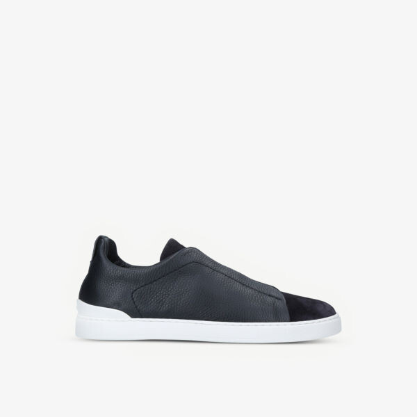 Кроссовки Tripe Stitch из кожи и замши Ermenegildo Zegna, черный
Кроссовки Tripe Stitch из кожи и замши Ermenegildo Zegna, черный