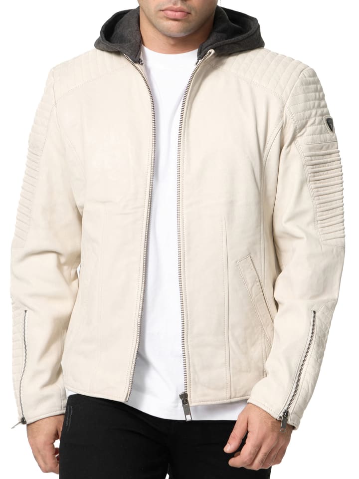 Кожаная куртка Tazzio, белый
Кожаная куртка Tazzio, белый