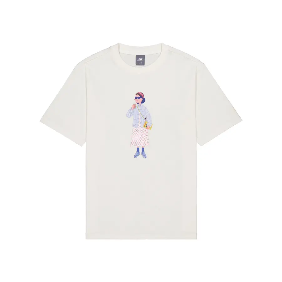 Футболка унисекс цвета слоновой кости белого цвета New Balance, белый
Футболка унисекс цвета слоновой кости белого цвета New Balance, белый