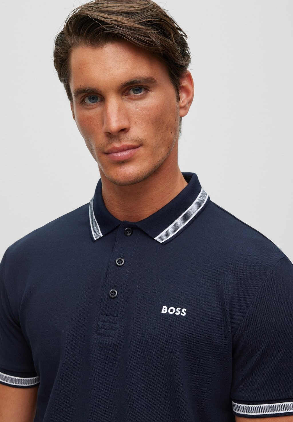 Рубашка-поло Paddy BOSS, темно-синяя
Рубашка-поло Paddy BOSS, темно-синяя